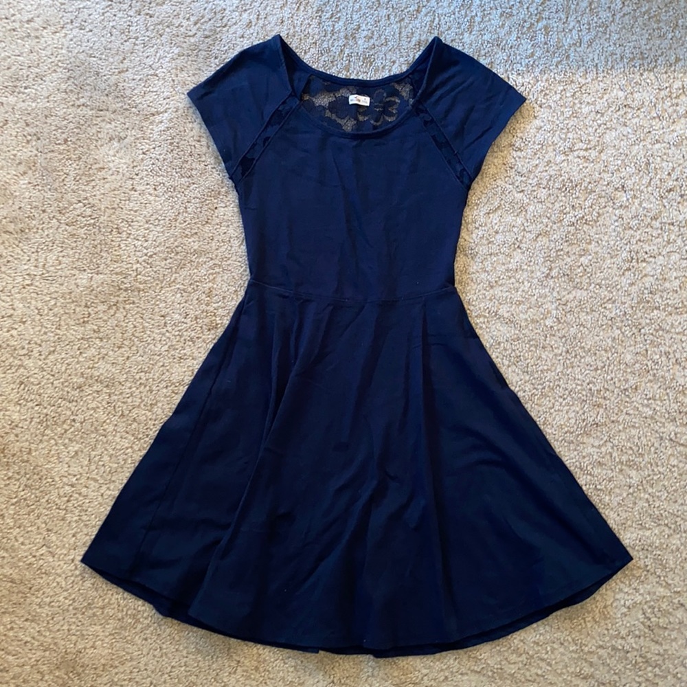 Hollister skater dress with lace back